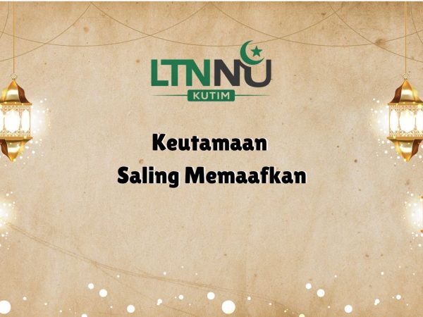 Keutamaan Saling Memaafkan