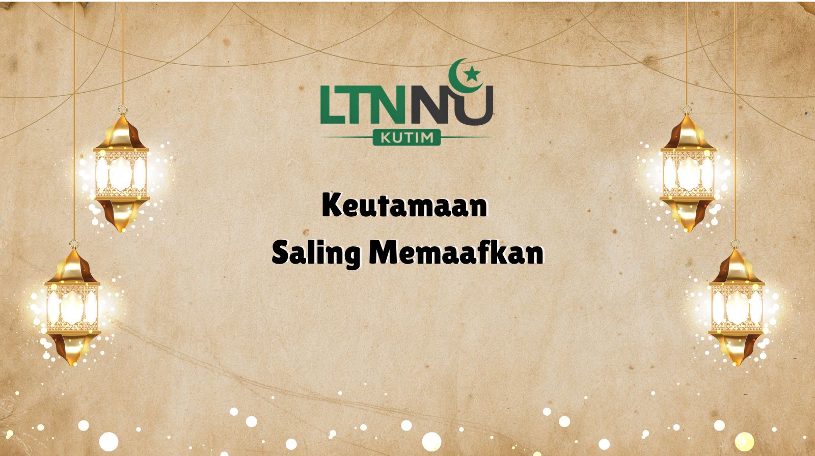 Keutamaan Saling Memaafkan