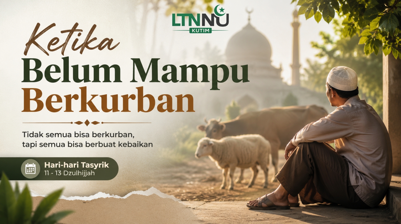 Khutbah Jumat: Ketika Belum Mampu Berkurban