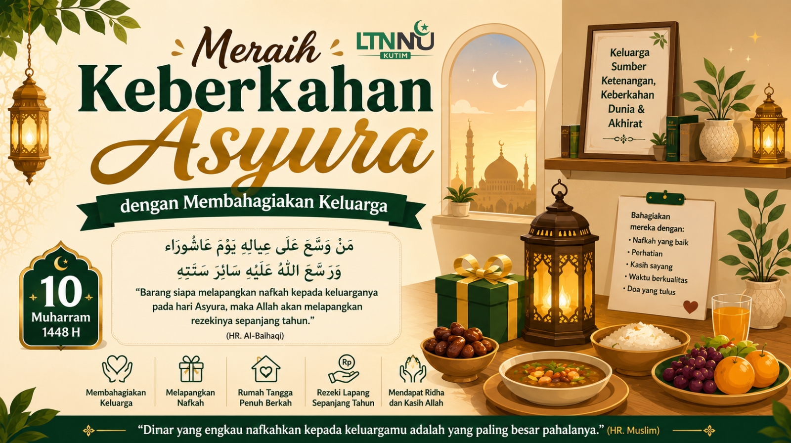 Khutbah Jumat: Meraih Keberkahan Asyura dengan Membahagiakan Keluarga