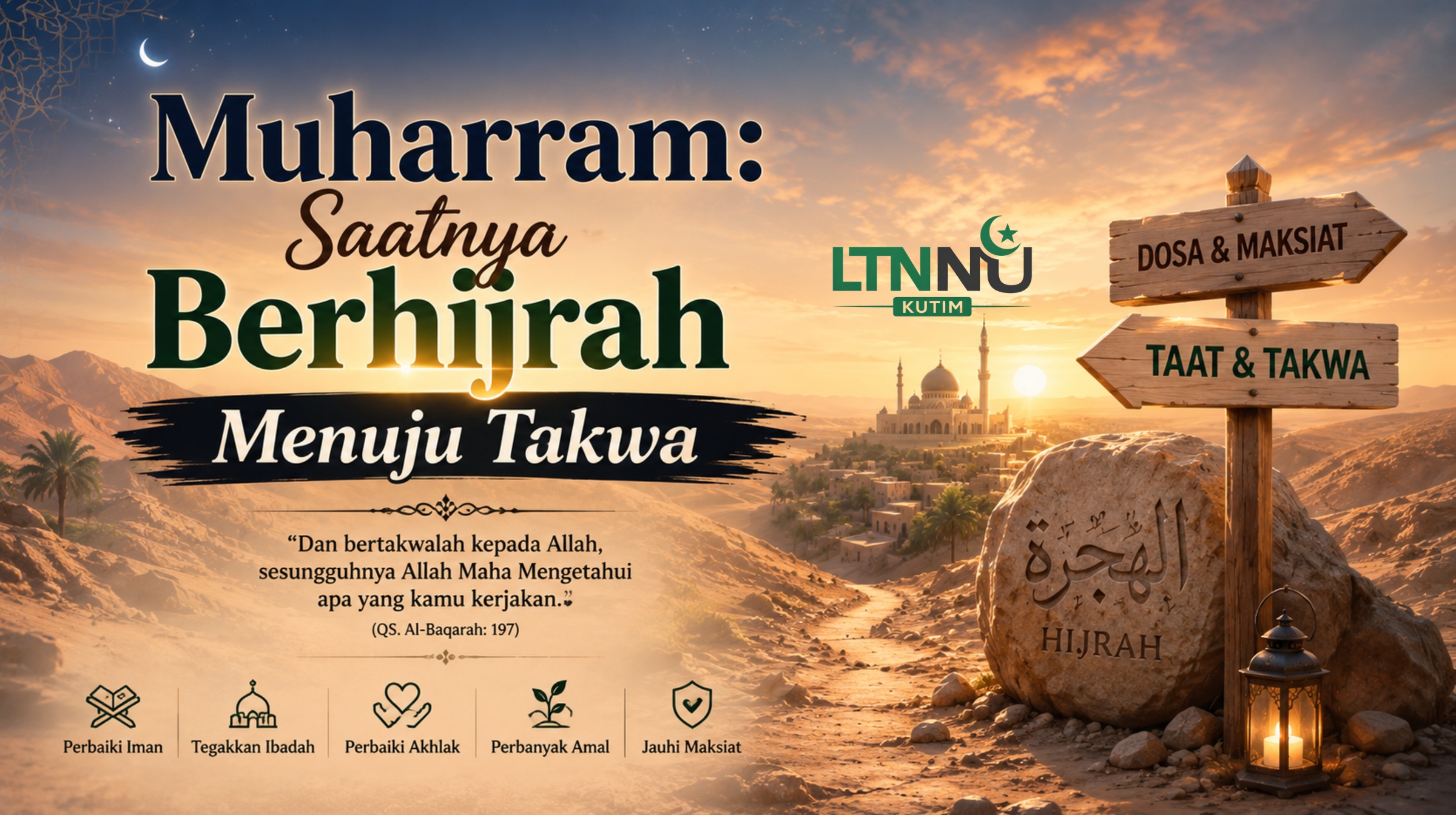 Khutbah Jumat: Muharram, Saatnya Berhijrah Menuju Takwa