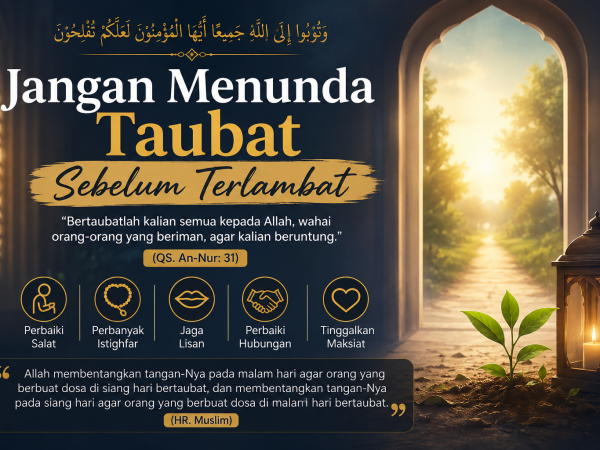 Khutbah Jumat: Jangan Menunda Taubat
