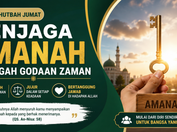 Khutbah Jumat: Menjaga Amanah di Tengah Godaan Zaman