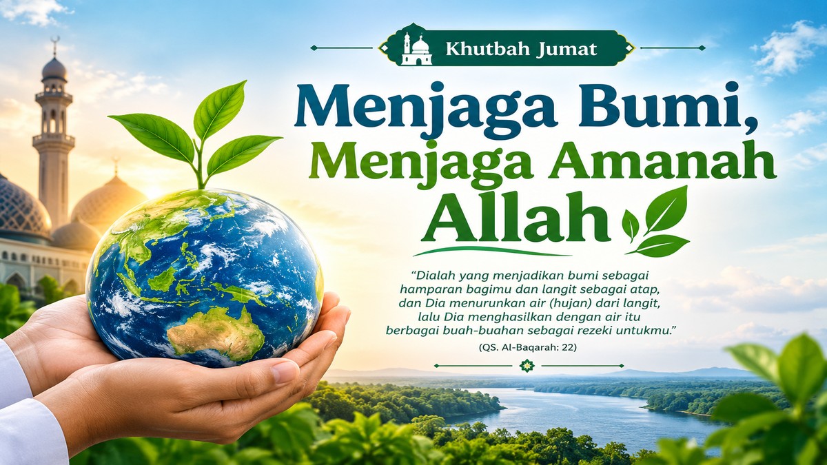 Khutbah Jumat: Menjaga Bumi, Menjaga Amanah Allah