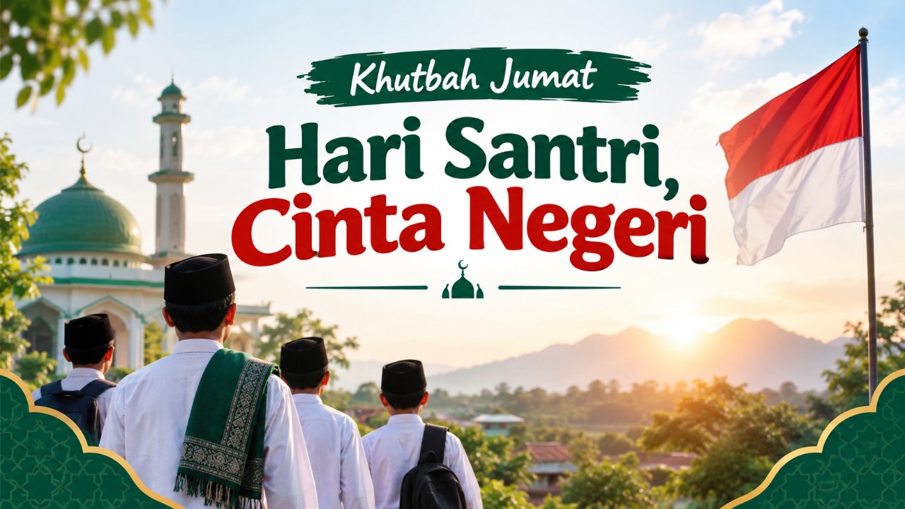 Khutbah Jumat: Hari Santri, Cinta Negri